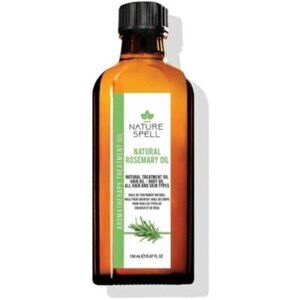 Nature Spell Rosemary Oil for Hair & Skin – Pre-Diluted 5.07 fl oz Growth & Glow